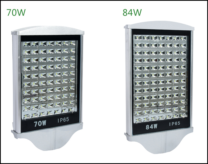 70W和84W平板路燈正面